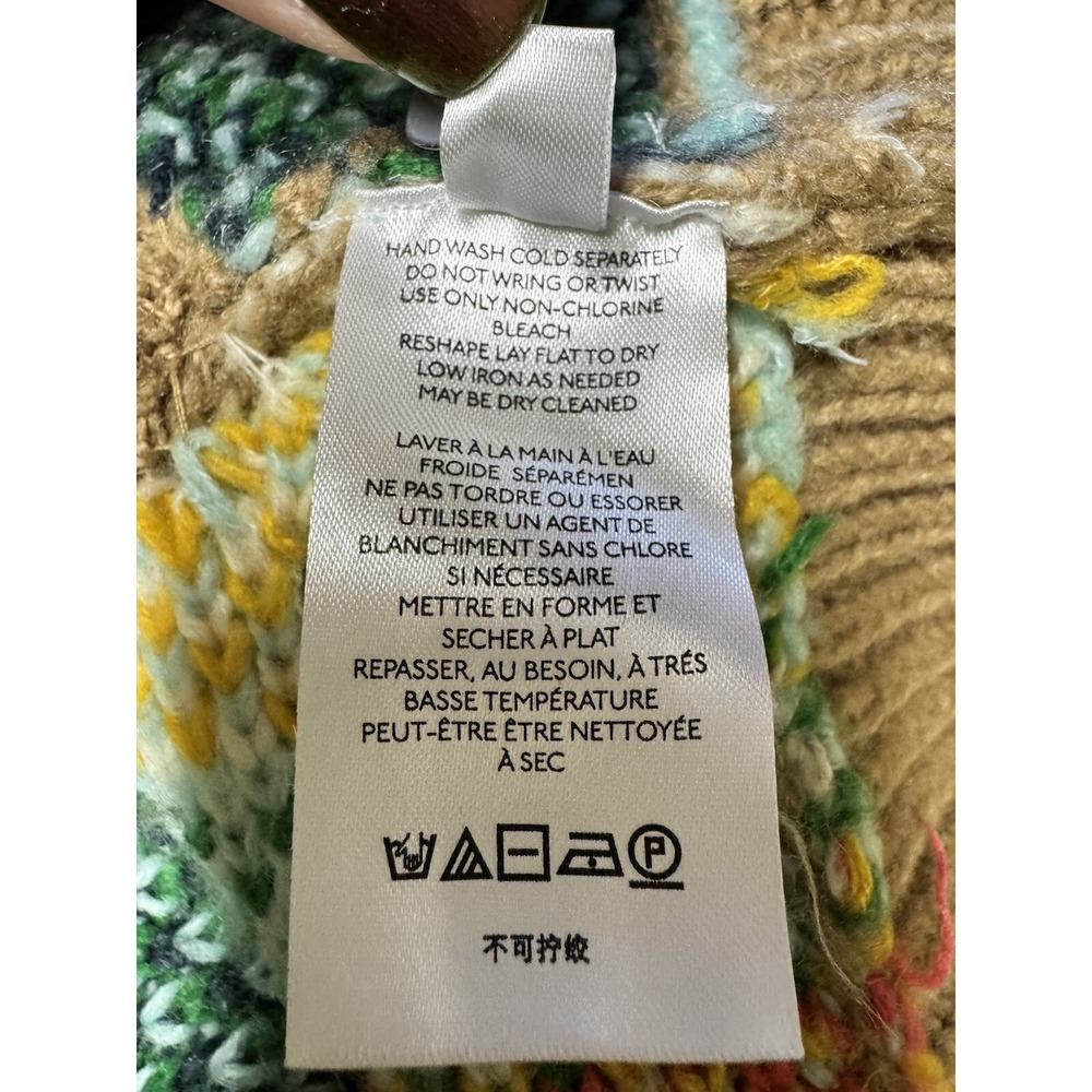 Anthropologie Carlotta Multicolored Shawl Cardigan Women's Size M/L - Picture 12 of 13